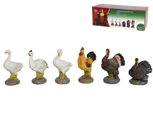 [133500G] ANIMALES DE GRANJA 9CM 6 SURTIDOS