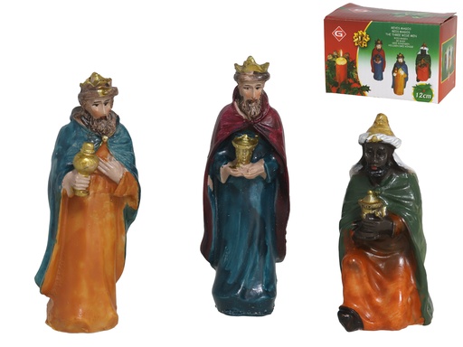 [505246G] REYES MAGOS X3 - 12CM