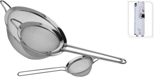 [C80652330] BLISTER 3 COLADORES INOX