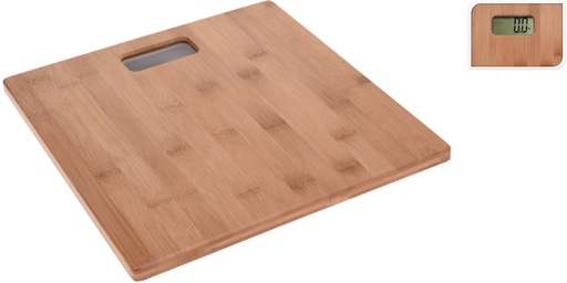 [YM3000030] BÁSCULA DE BAÑO BAMBÚ 30CM