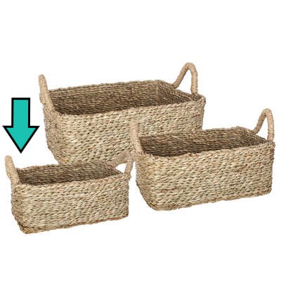 [157046-3JJ] CESTA MIMBRE NATURAL PEQUEÑA