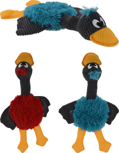 [498100040] JUGUETE PATO PELUCHE PARA PERRO